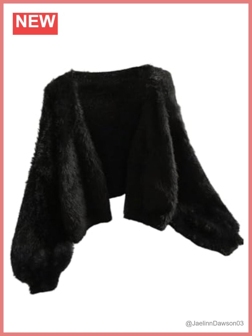 Plus Size Fuzzy Cropped Cardigan V Neck Chunky Sweater Fall